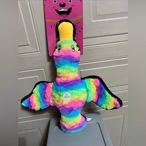 Jmle - Woof Plush Dog Toy With Squeaker Multicolor.